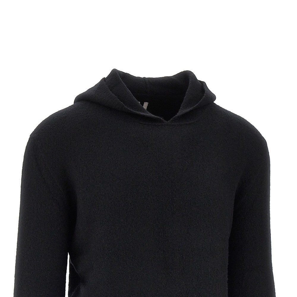 Rick Owens Knitted hooded sweater
