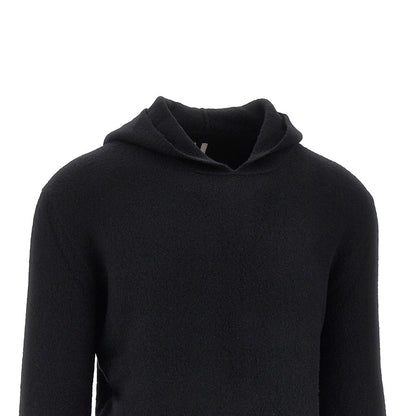Rick Owens Knitted hooded sweater