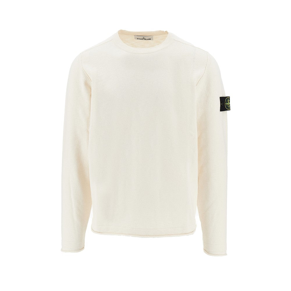 STONE ISLAND Cotton-blend crewneck sweater