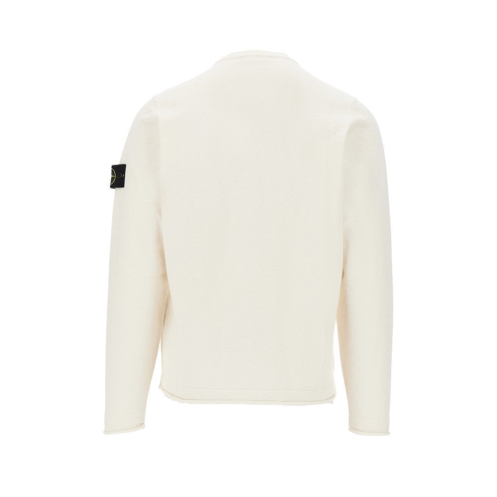 STONE ISLAND Cotton-blend crewneck sweater
