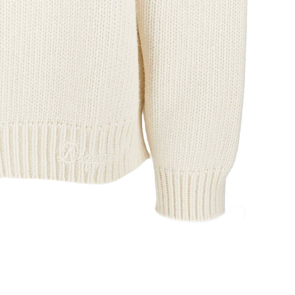DSQUARED2 Jacquard motif wool sweater