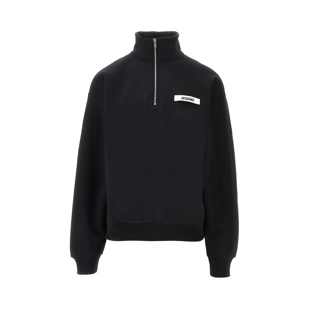 JACQUEMUS Gros Grain' half-zip sweatshirt