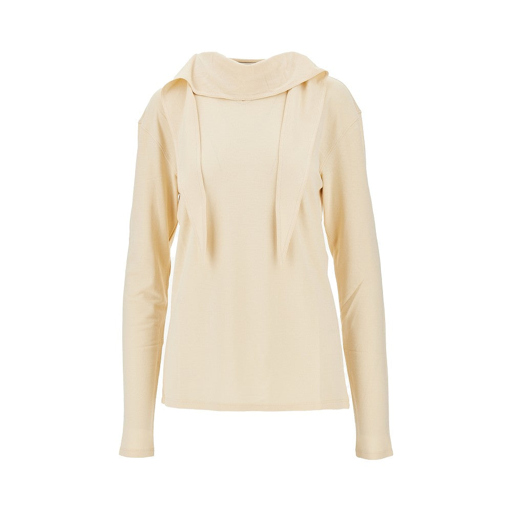 Lemaire Jersey crepe foulard top