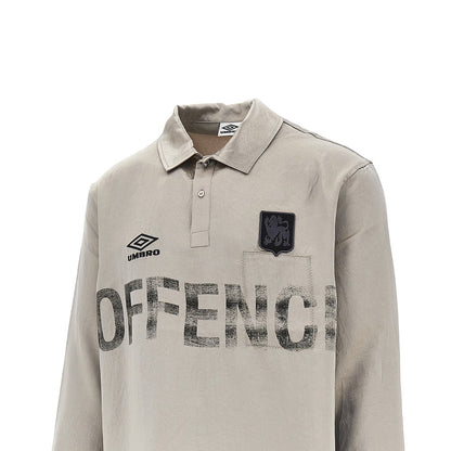 Umbro Satin shirt with logo embroidery and print