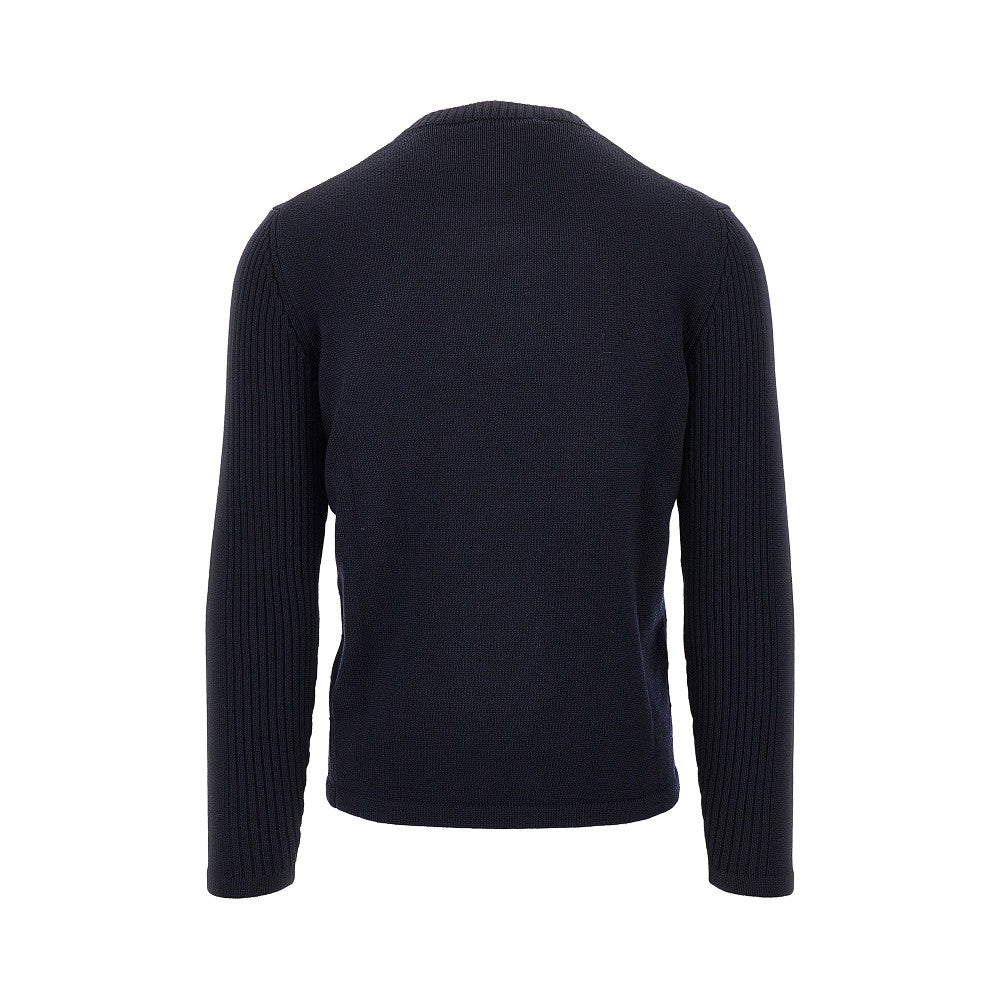 PRADA Wool sweater with Re-Nylon pocket