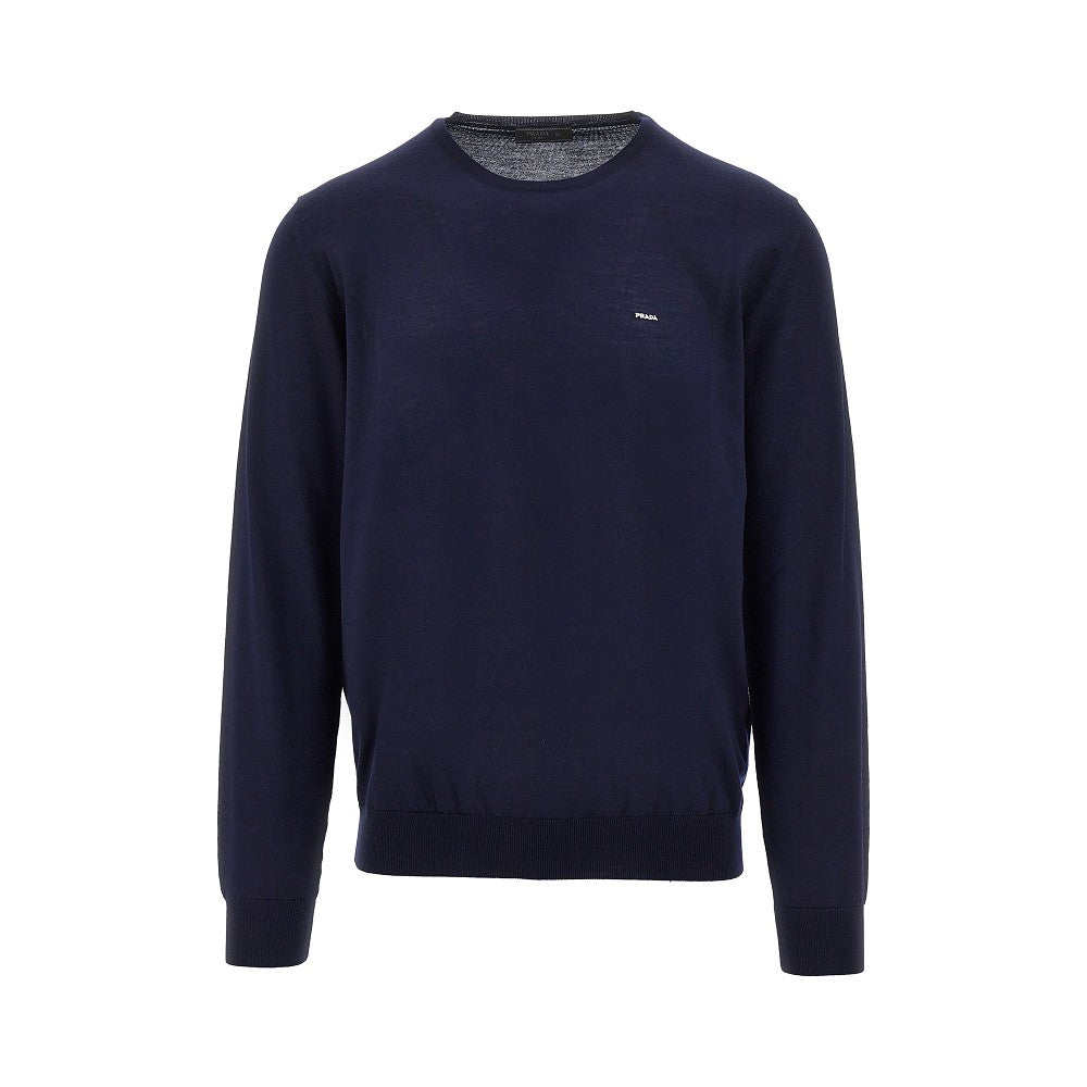 PRADA Superfine wool crewneck sweater