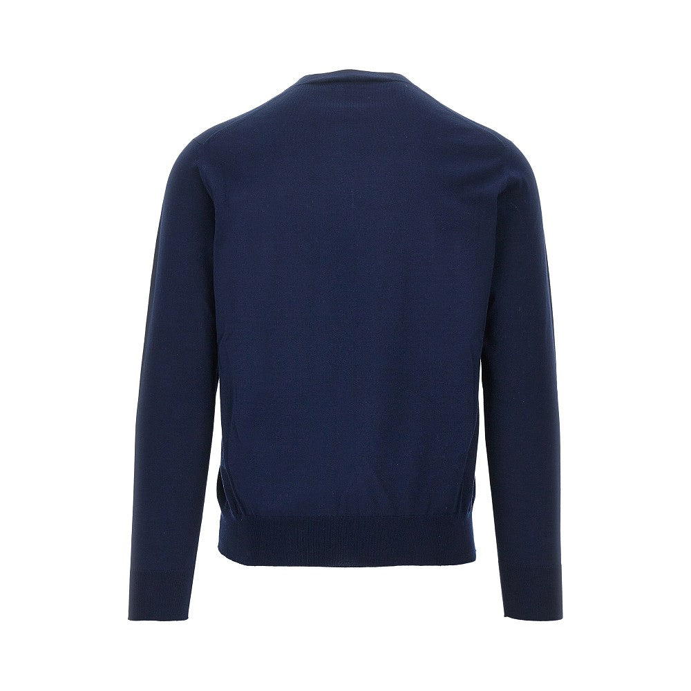 PRADA V-neck cotton sweater