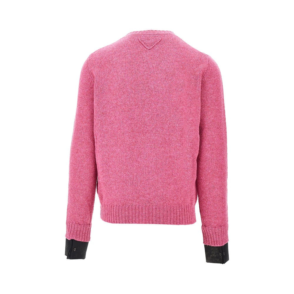 Prada Wool sweater with detachable cuffs