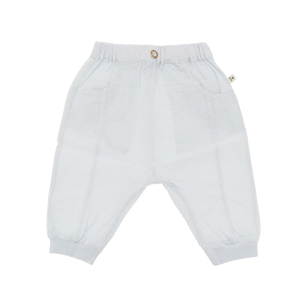 1 + in the Family Stretch cotton seersucker pants