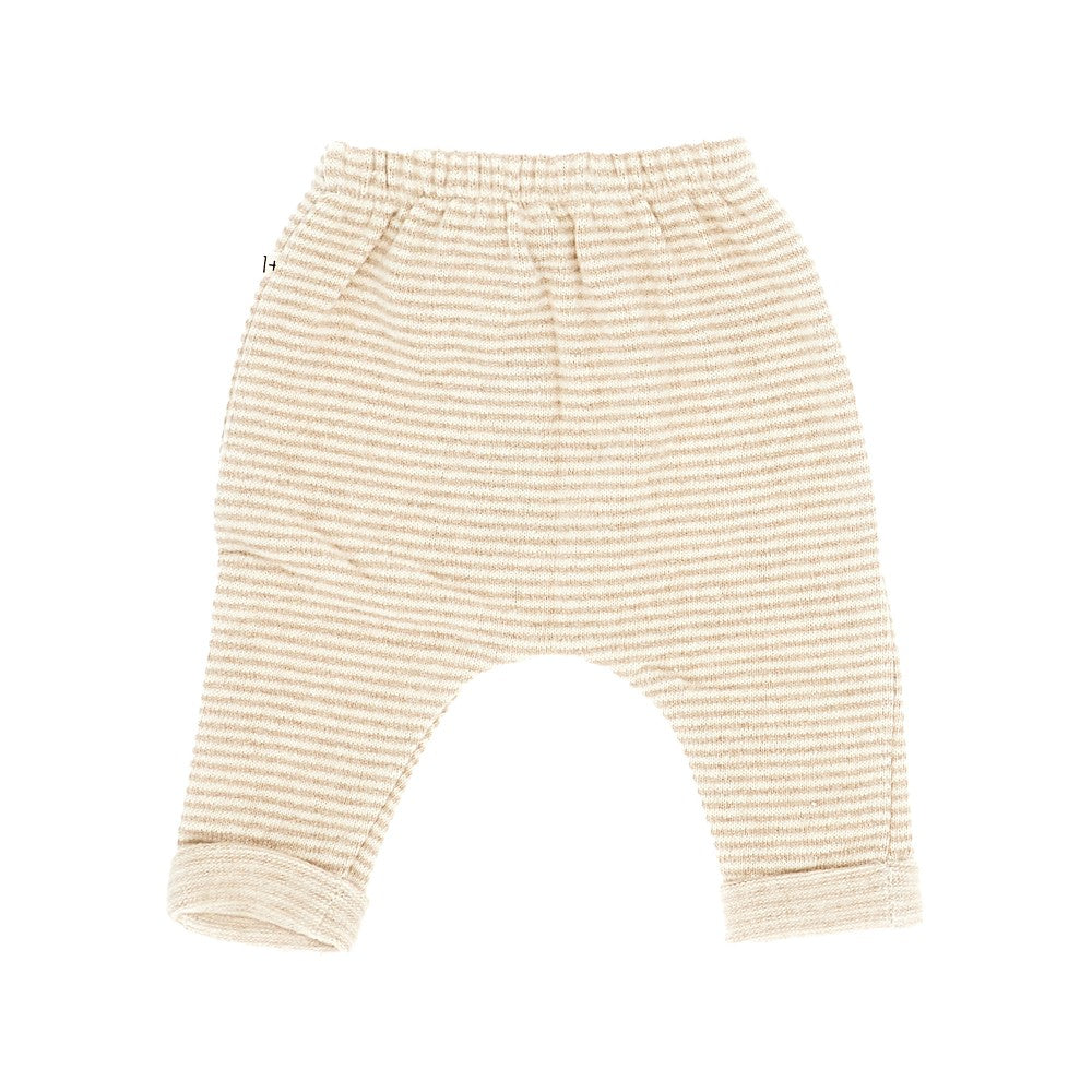 1 + in the Family Striped cotton-blend pants