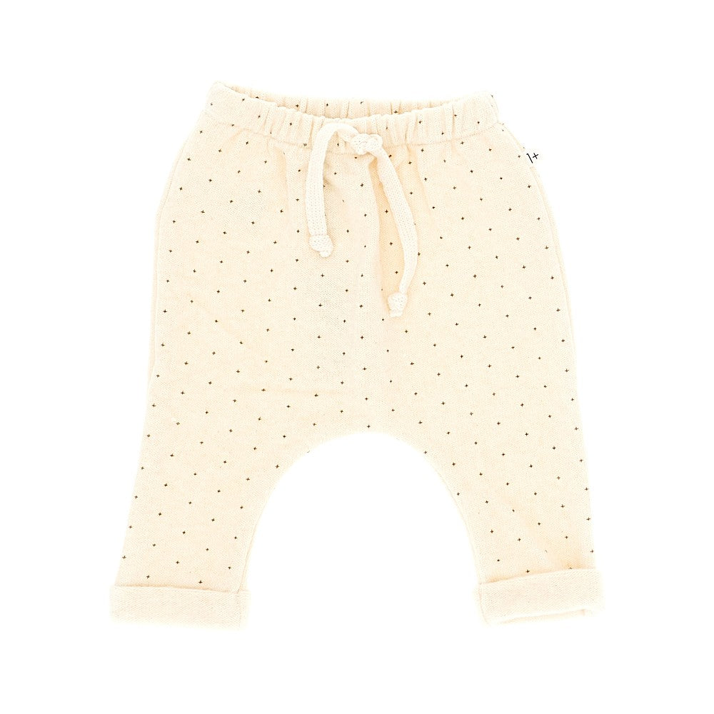 1 + in the Family Knitted pants with printed stars