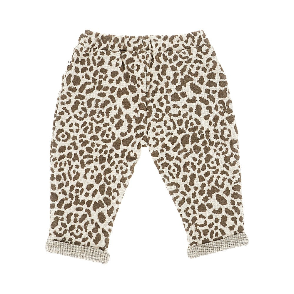 1 + in the Family Leopard cotton-blend pants