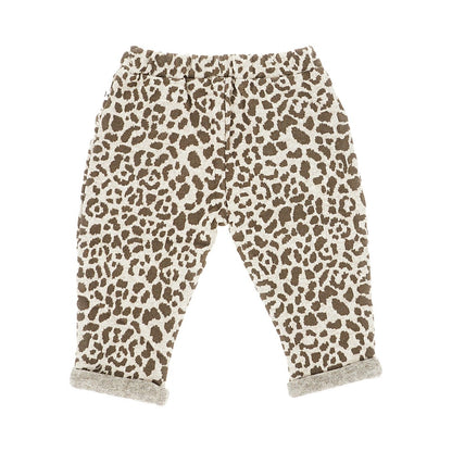 1 + in the Family Leopard cotton-blend pants