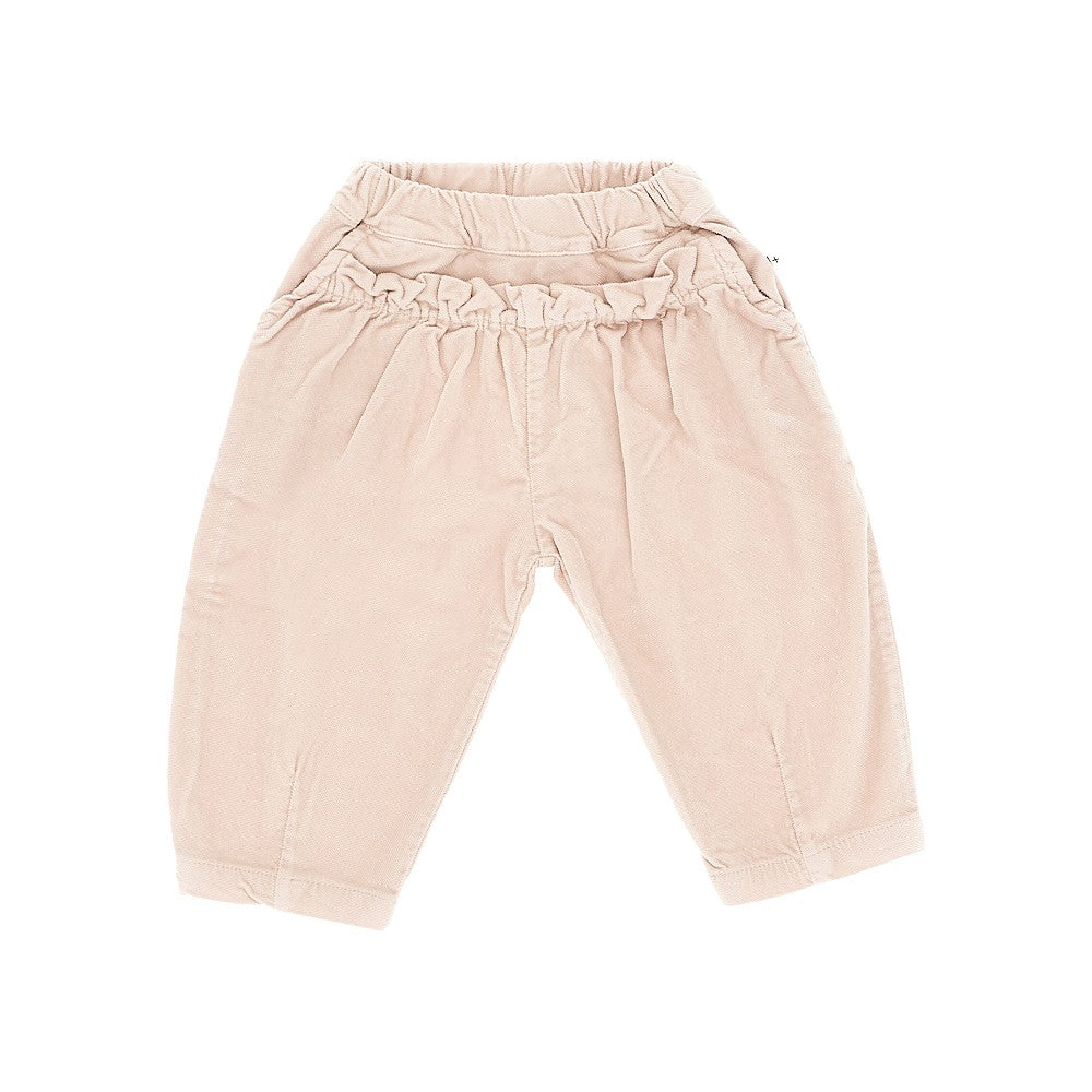 1 + in the Family Ruffled velvet pants