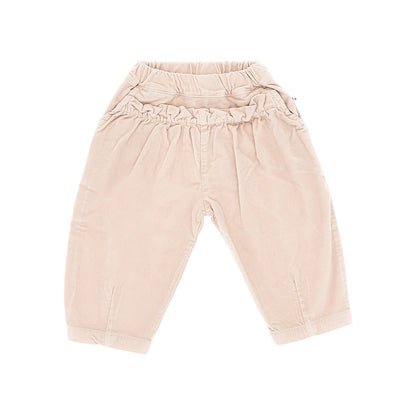 1 + in the Family Ruffled velvet pants