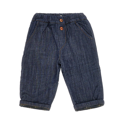 1 + in the Family Denim pants with flannel lining