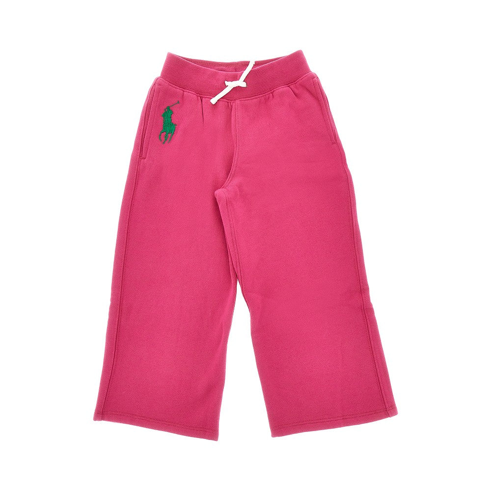 RALPH LAUREN Cotton-blend pants with logo embroidery