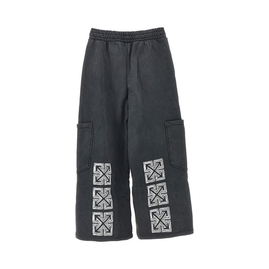 Off-White 'Arrow Monogram' cargo sweatpants