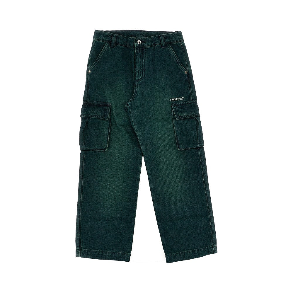 Off-White 'Diag Stitch' denim cargo pants