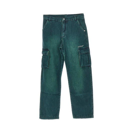 Off-White 'Diag Stitch' denim cargo pants