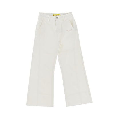 OFF WHITE Diag print flared jeans