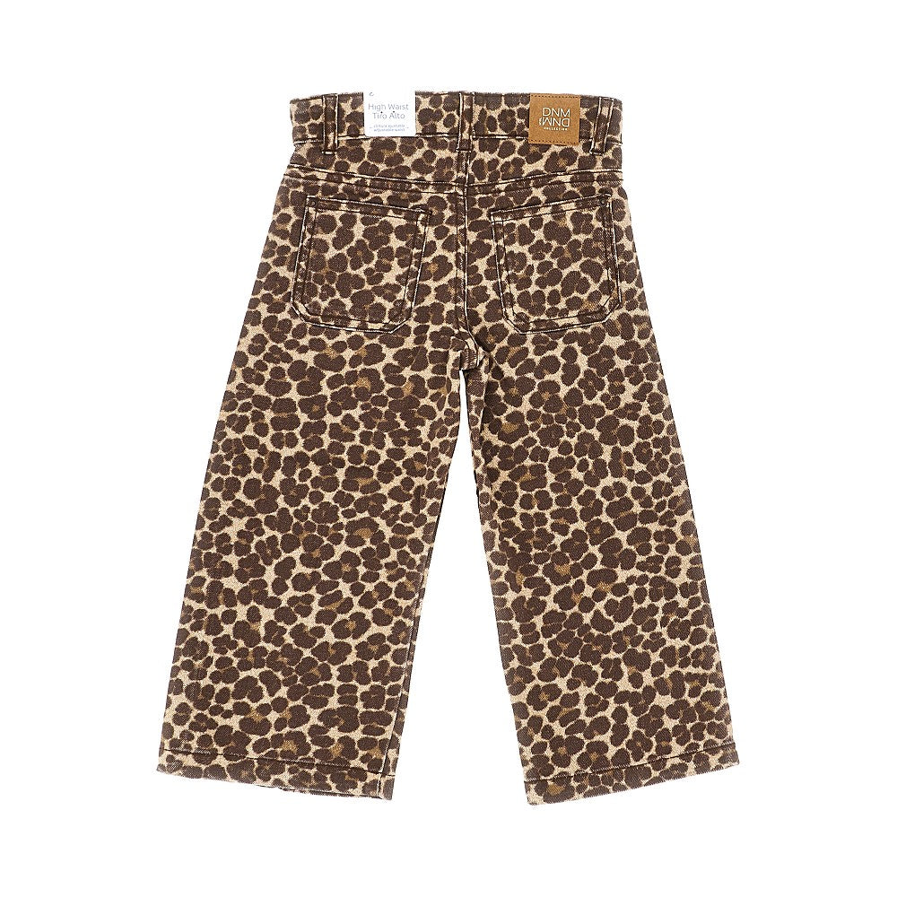 Mayoral Leopard-print twill pants