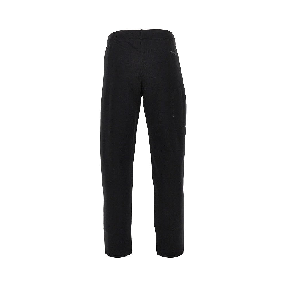 EA7 Cotton-blend pants with logo print