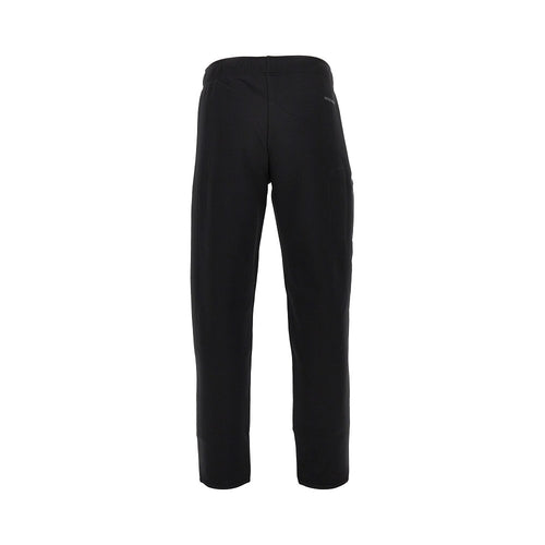 EA7 Cotton-blend pants with logo print