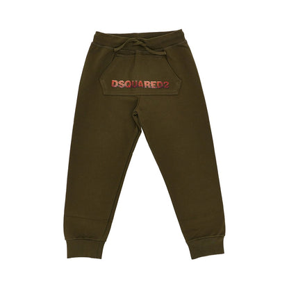 DSQUARED2 Cotton sweatpants with logo embroidery