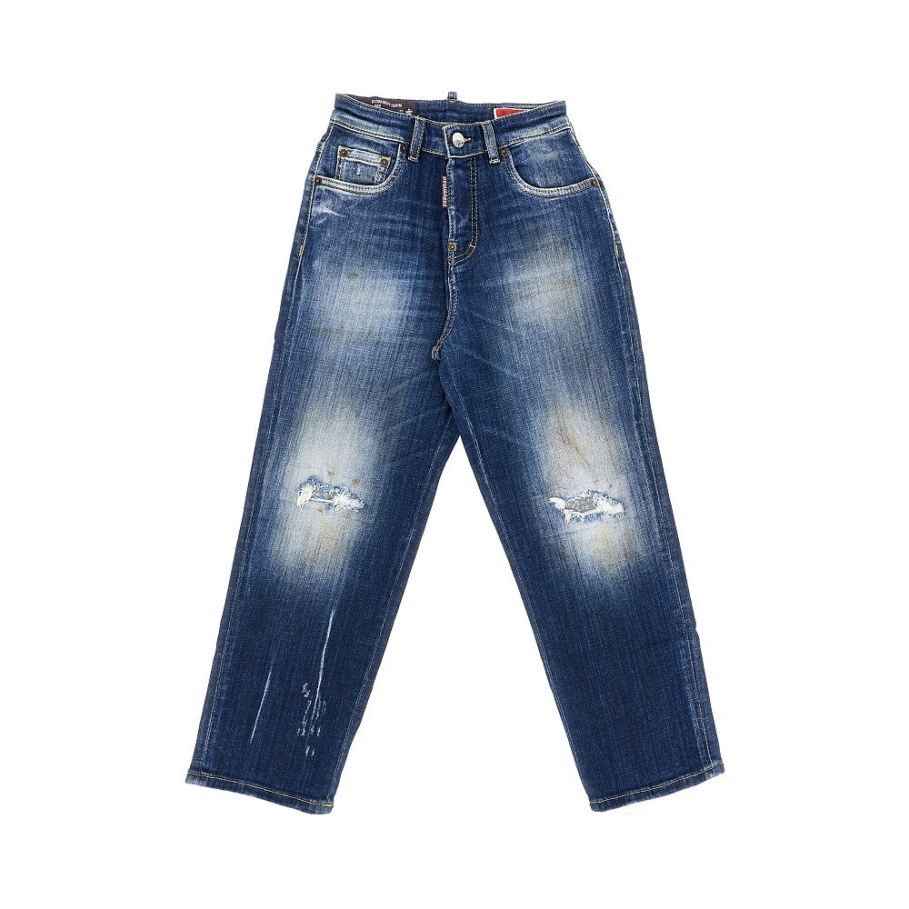 DSQUARED2 Used effect denim jeans