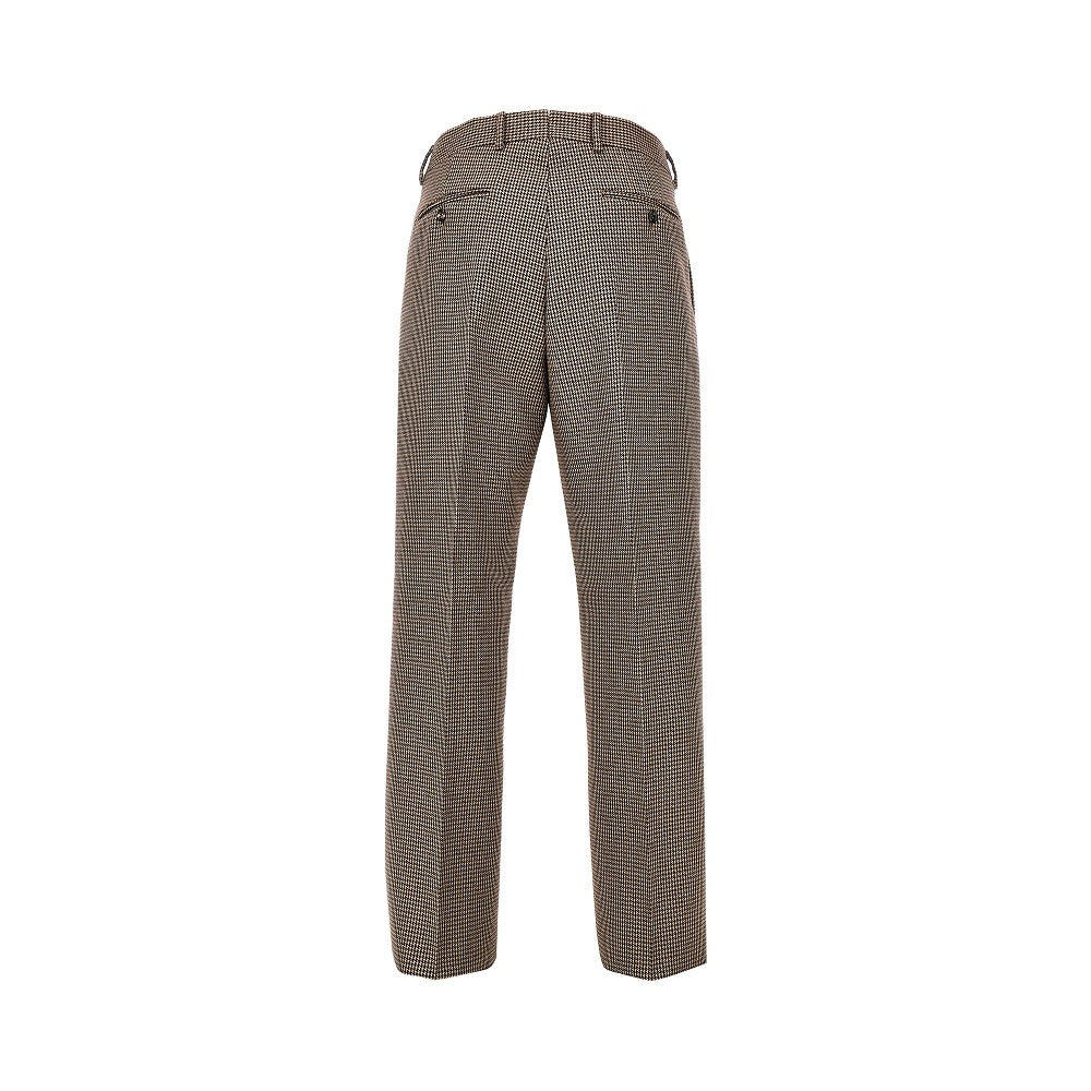 EMPORIO ARMANI Check tweed pants with darts