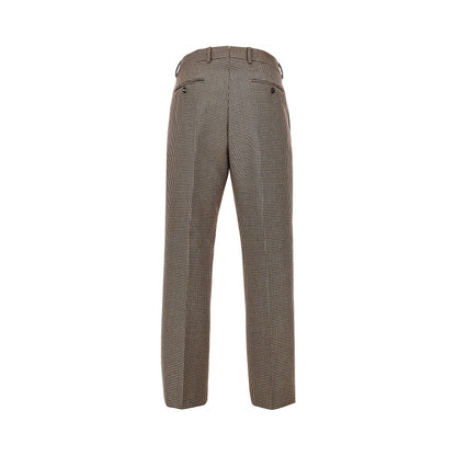 EMPORIO ARMANI Check tweed pants with darts