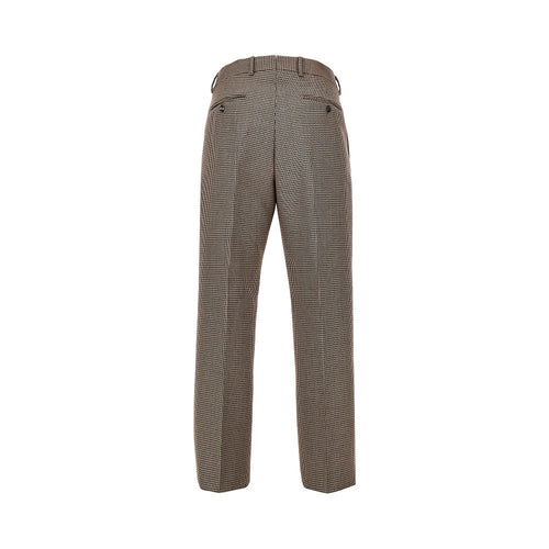 EMPORIO ARMANI Check tweed pants with darts