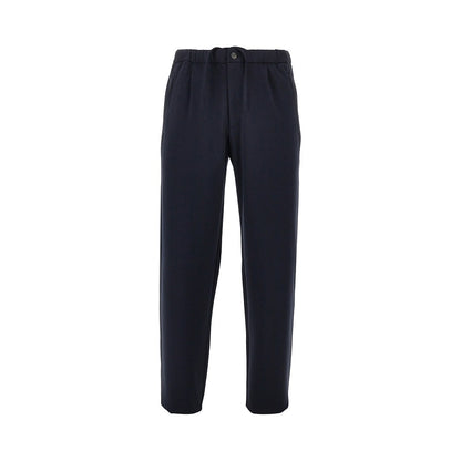 EMPORIO ARMANI Jersey pants with elasticated waist