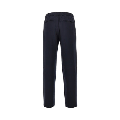EMPORIO ARMANI Jersey pants with elasticated waist
