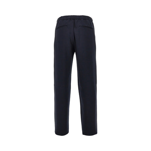 EMPORIO ARMANI Jersey pants with elasticated waist