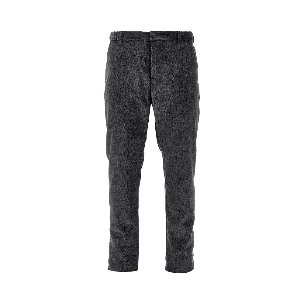 EMPORIO ARMANI Textured velvet pants