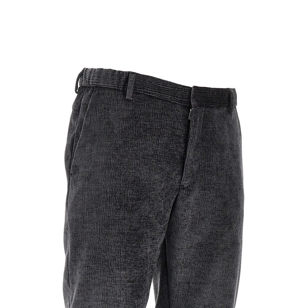 EMPORIO ARMANI Textured velvet pants