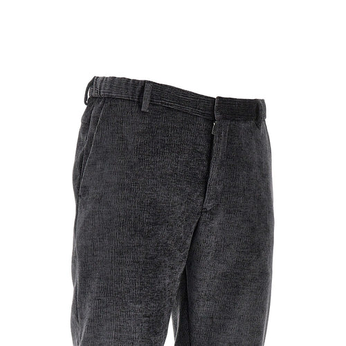 EMPORIO ARMANI Textured velvet pants