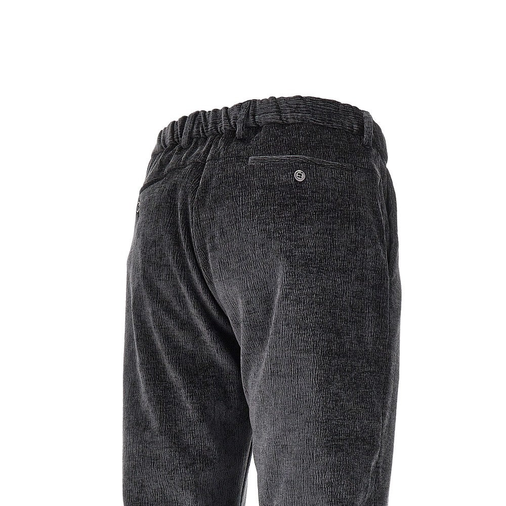 EMPORIO ARMANI Textured velvet pants
