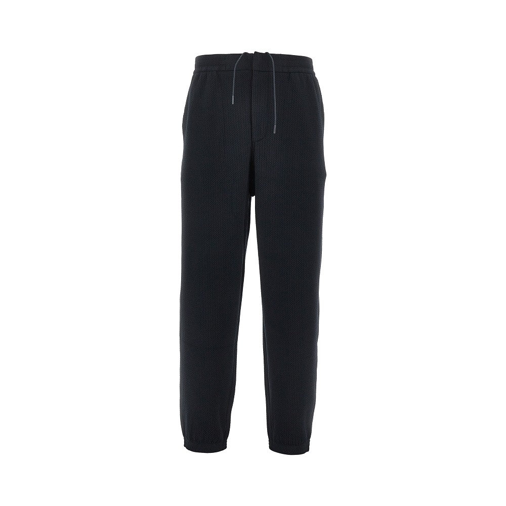 EMPORIO ARMANI Travel Essential embossed jersey pants