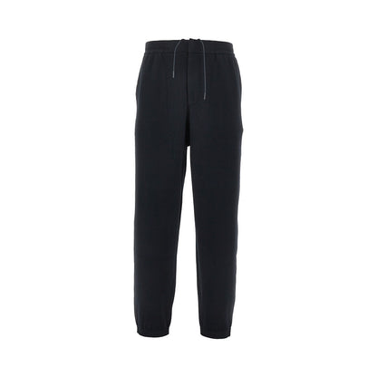 EMPORIO ARMANI Travel Essential embossed jersey pants