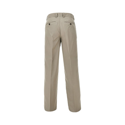 EMPORIO ARMANI Micro-textured light wool pants