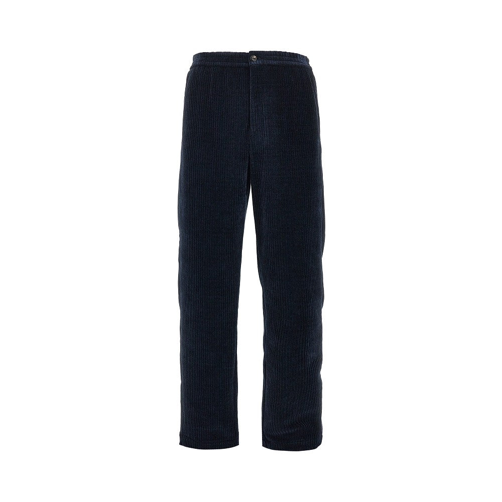 EMPORIO ARMANI Ribbed chenille pants