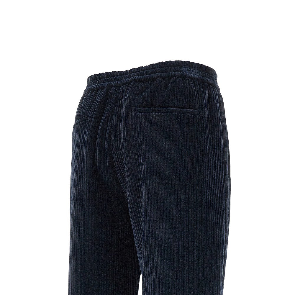 EMPORIO ARMANI Ribbed chenille pants