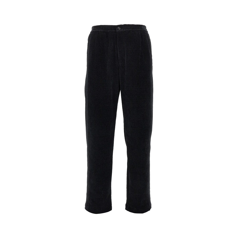 EMPORIO ARMANI Ribbed chenille pants
