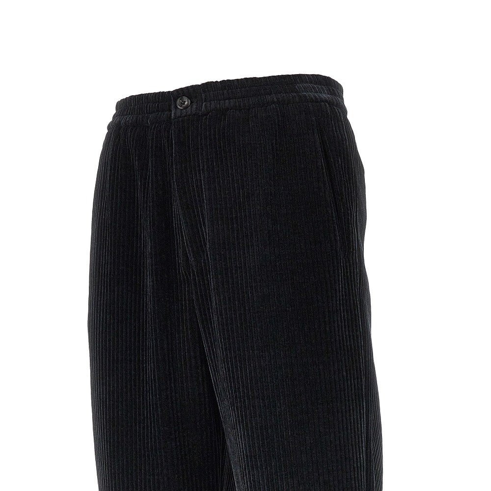 EMPORIO ARMANI Ribbed chenille pants