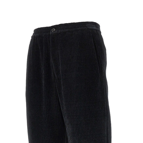 EMPORIO ARMANI Ribbed chenille pants