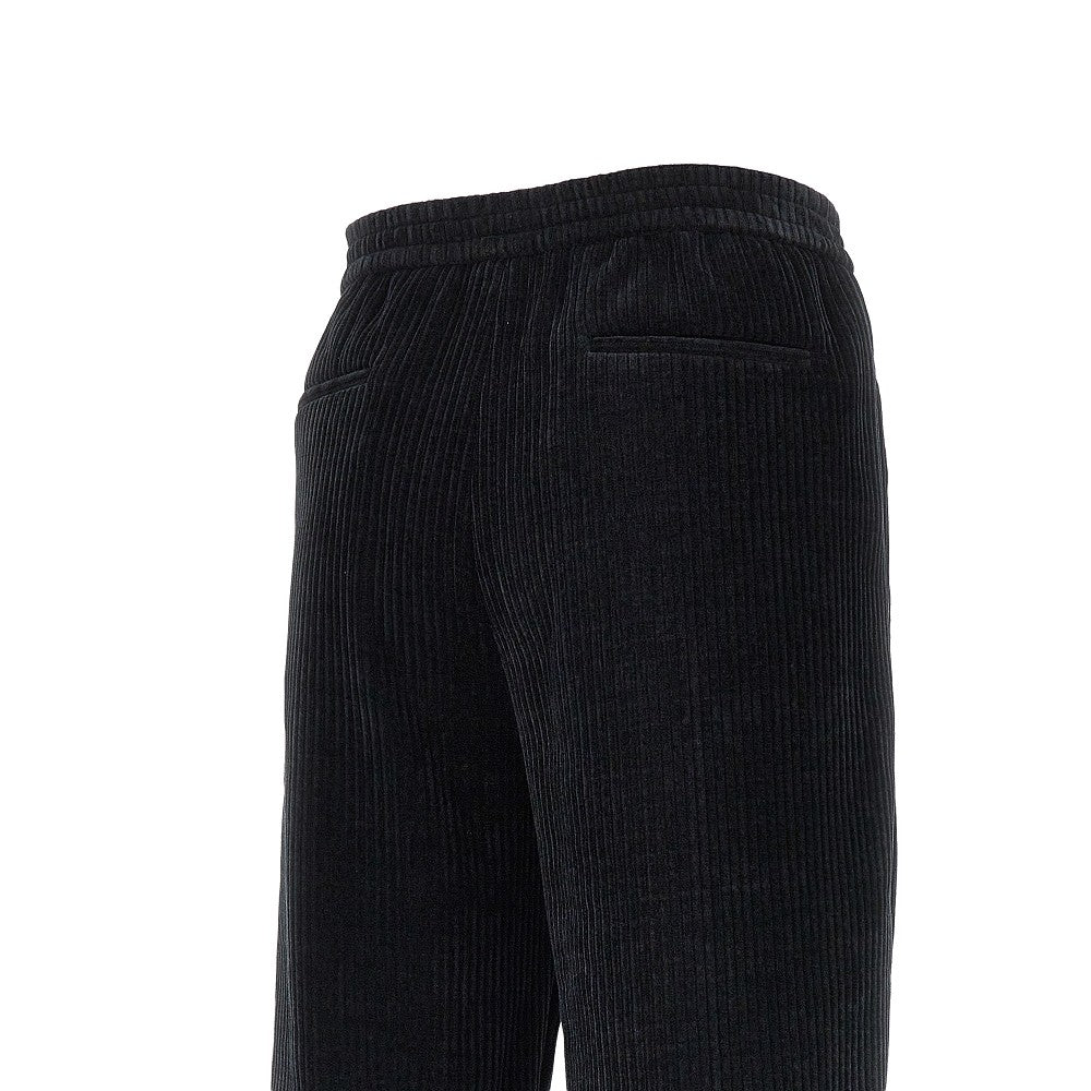 EMPORIO ARMANI Ribbed chenille pants
