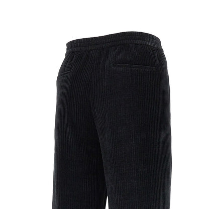 EMPORIO ARMANI Ribbed chenille pants